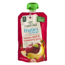 Beech-Nut Fruities On-The-Go Banana, Apple & Strawberry Puree (3.5 oz. squeeze)