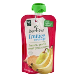 Beech-Nut Fruities On-The-Go Puree Banana, Pear & Sweet Potato (3.5 oz. squeeze)