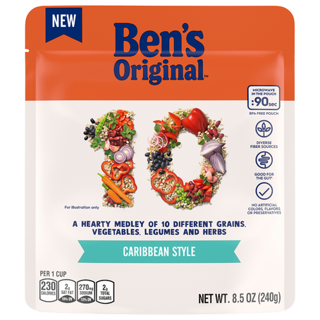 Ben's Original Caribbean Style 10 Medley Rice (8.5 oz. pouch)
