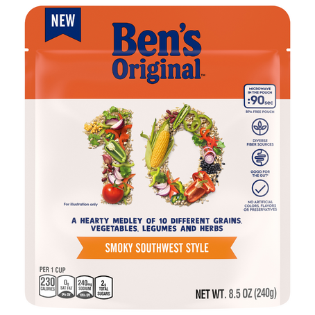 Ben's Original Smoky Southwest Style 10 Medley Rice (8.5 oz. pouch)