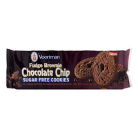 Voortman Bakery Sugar Free Fudge Brownie Chocolate Chip Cookies (8 oz.)