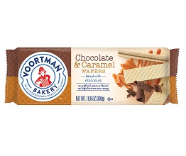Voortman Bakery Chocolate & Caramel Wafers (10.6 oz. tray)