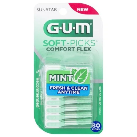 GUM Soft-Picks Comfort Flex Mint (80 count)