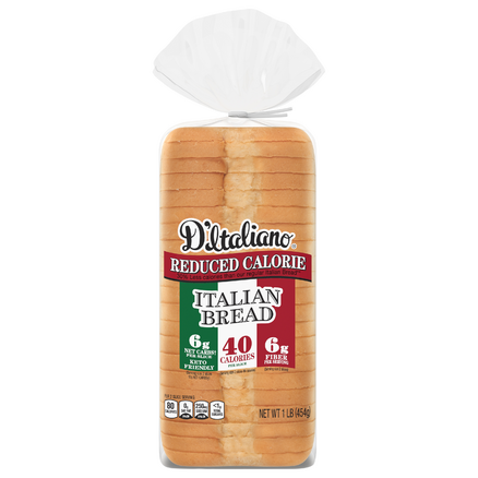 D'Italiano Reduced Calorie Italian Bread (16 oz.)
