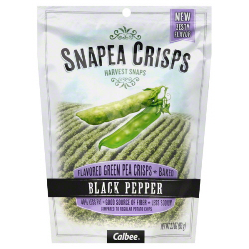 Calbee Snapea Crisps Black Pepper (3.3 oz. pouch)
