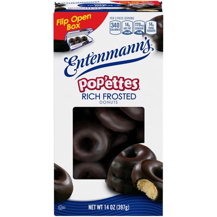 Entenmann's Pop'ettes Rich Frosted Donuts (14 oz. box)