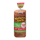 Nature's Own Life 100% Whole Grain Sugar Free Bread (16 oz.)