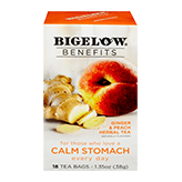 Bigelow Benefits Ginger & Peach Herbal Tea Bags (18 count)