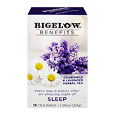 Bigelow Benefits Chamomile & Lavender Herbal Tea Bags (18 count)