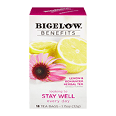 Bigelow Benefits Lemon & Echinacea Herbal Tea Bags (18 count)