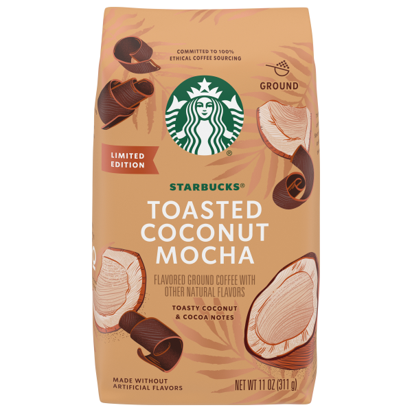 Starbucks Limited Edition Toasted Coconut Mocha Ground Coffee (11 oz. bag)