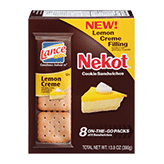 Lance Nekot Lemon Creme Cookie Sandwiches (8 pack)