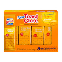 Lance Toast Chee Real Cheddar Cheese Cracker Sandwiches (8 pack/11.3 oz. box)