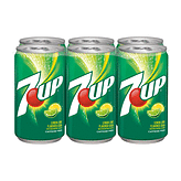 7 UP Lemon Lime Soda (6 pack cans/7.5 oz.)