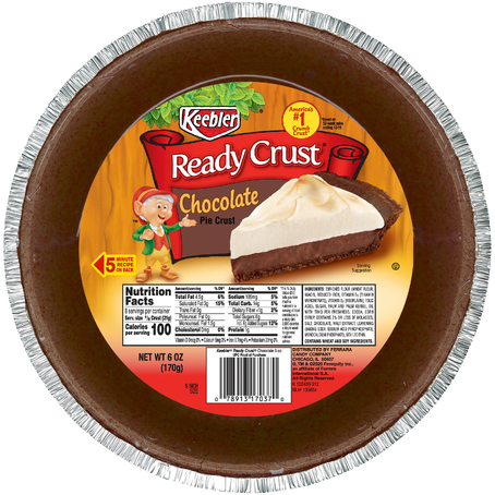 Keebler Ready Crust Chocolate Pie Crust (6 oz.)