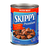 Skippy Dog Food with Beef Chunks in Gravy (13.2 oz.)