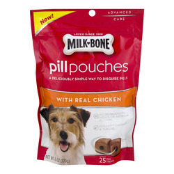 Milk-Bone Pill Pouches with Real Chicken (25 count pouch)
