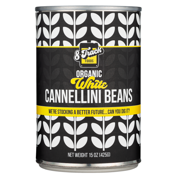 8 Track Foods Organic White Cannellini Beans (15 oz. can)