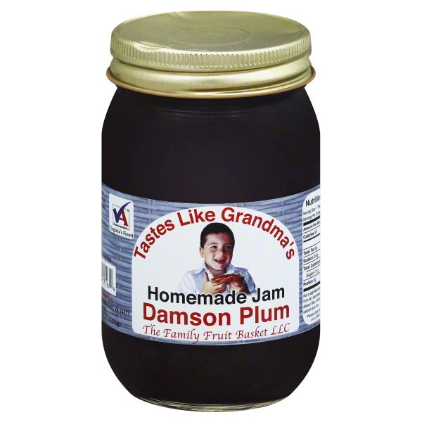 Tastes Like Grandma's Homemade Damson Plum Jam (18 oz. jar)