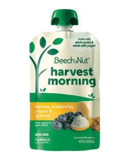 Beech-Nut Harvest Morning Banana, Blueberries, Yogurt & Granola (3.5 oz. pouch)