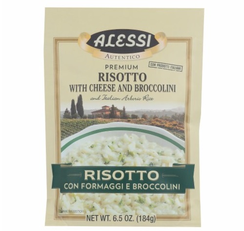 Alessi Premium Risotto w/ Cheese and Broccolini (6.5 oz. pouch)