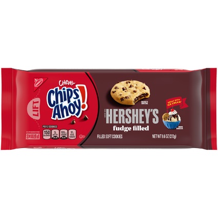 Nabisco Chewy Chips Ahoy! Hershey's Fudge Filled Soft Cookies (9.6 oz.)