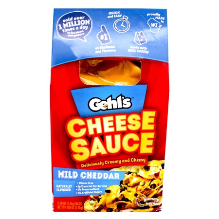 Gehl's Cheese Sauce Mild Cheddar Cheese Sauce (100 oz. box/contains two 50 oz. bags)