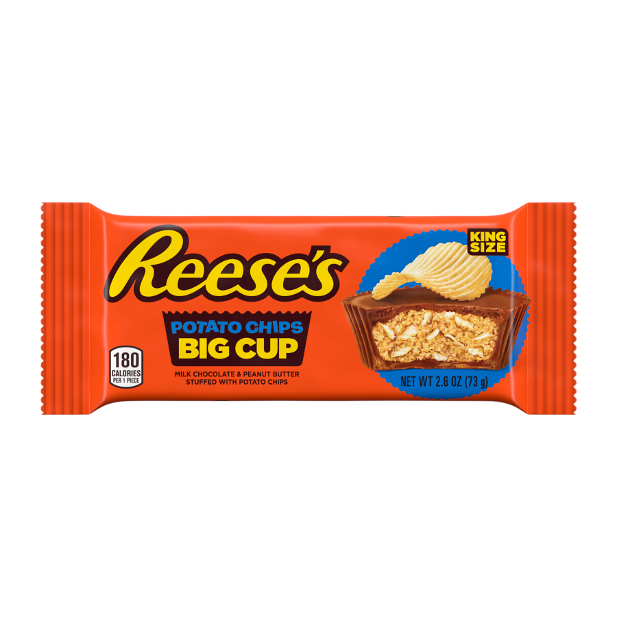 Reese's Big Cup with Potato Chips King Size Peanut Butter Cups (2.6 oz.)