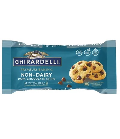 Ghirardelli Non-Dairy Dark Chocolate Premium Baking Chips (10 oz.)