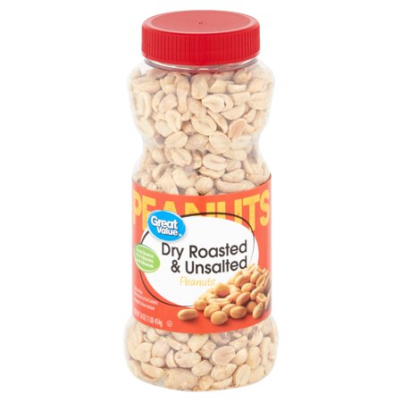 Any Brand of Dry Roasted Unsalted Peanuts (16 oz. jar)