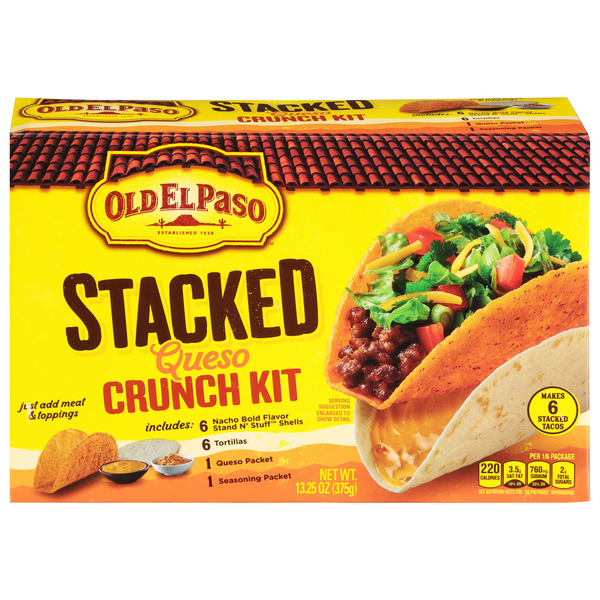 Old El Paso Stacked Queso Crunch Kit (13.25 oz.)