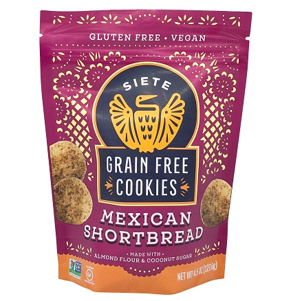 Siete Grain Free Mexican Shortbread Cookies (4.5 oz. pouch)