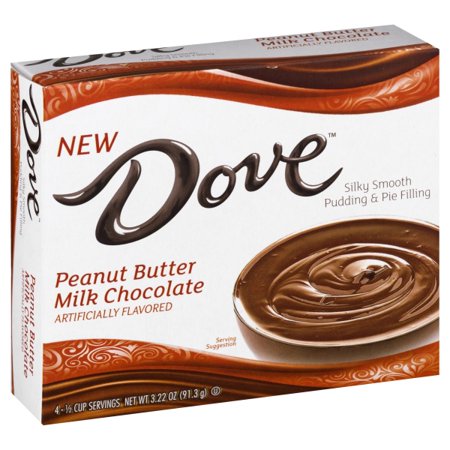 Dove Peanut Butter Milk Chocolate Pudding (3.22 oz. box)