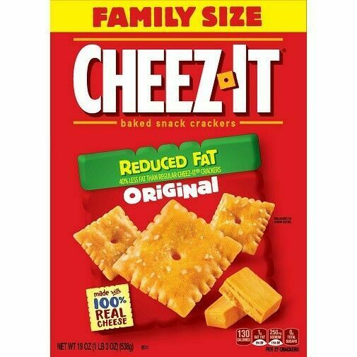 Cheez-It Reduced Fat Original Crackers Family Size (19 oz.)
