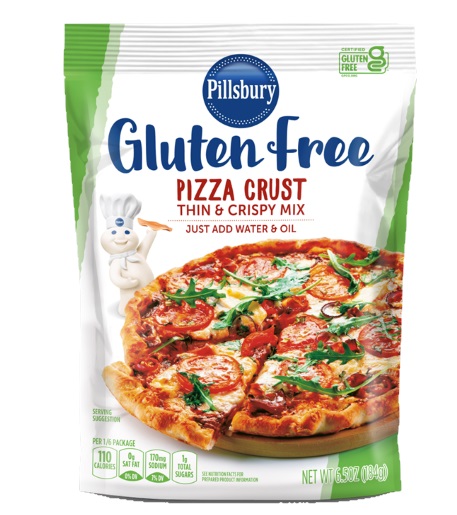 Pillsbury Gluten Free Pizza Crust Thin & Crispy Mix (6.5 oz. pouch)