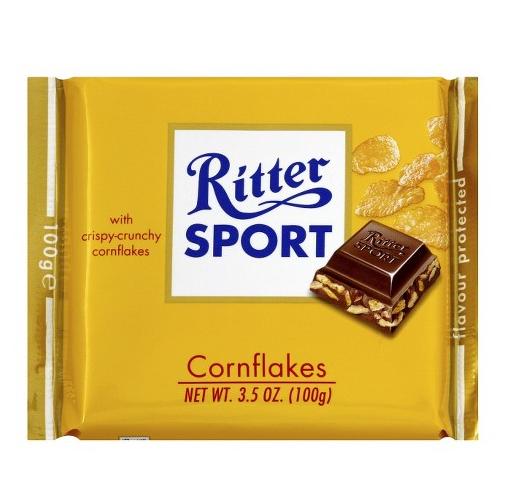Ritter Sport w/ Crispy Crunchy Cornflakes (3.5 oz. bar)