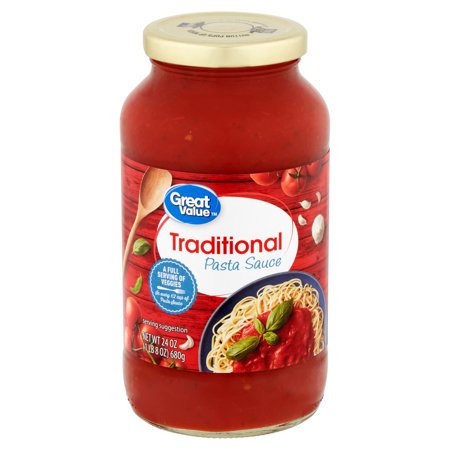 Any Brand of Traditional Pasta Sauce (24 oz. jar)