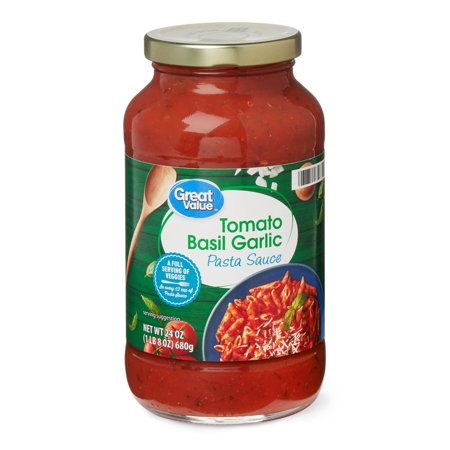 Any Brand of Tomato, Basil & Garlic Pasta Sauce (24 oz. jar)