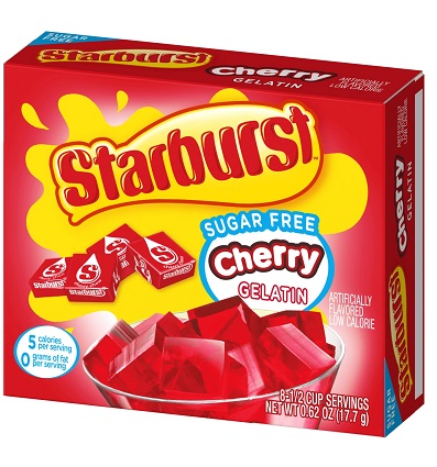 Starburst Sugar Free Cherry Gelatin (.62 oz. box)