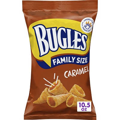 Bugles Caramel Sweet & Salty Crispy Corn Snacks (10.5 oz. Bag)