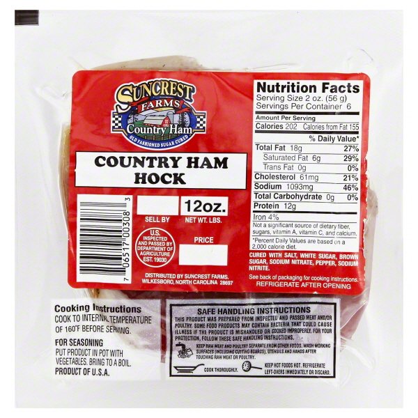 Suncrest Farms Country Ham Hock (12 oz.)