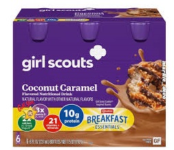 Carnation Breakfast Essentials Coconut Caramel Flavored Nutritional Drink (6-8 fl. oz. Bottles)