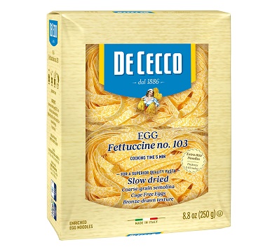 De Cecco Egg Fettuccine No. 103 (8.8 oz. window box)
