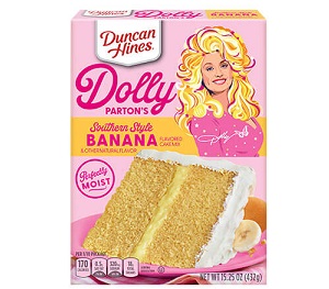 Duncan Hines Dolly Parton's Southern Style Banana Flavored Cake Mix (15.25 oz. box)