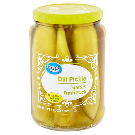 Any Brand of Dill Pickle Spears (24 oz.)