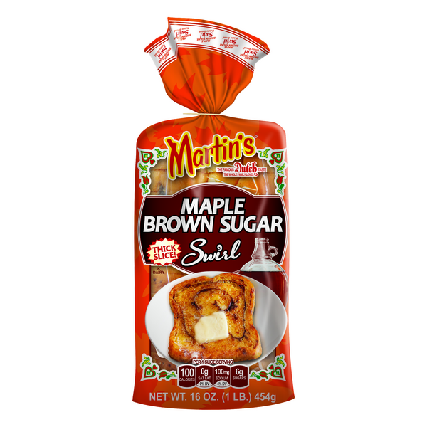 Martin's Thick Slice Maple Brown Sugar Swirl Potato Bread (16 oz.)