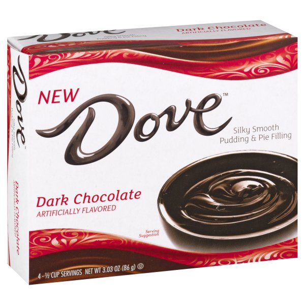 Dove Dark Chocolate Pudding (3.03 oz. box)