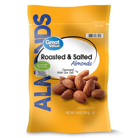 Any Brand of Roasted & Salted Almonds (14 oz. bag)