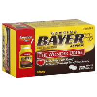 Bayer Original Strength 325mg Coated Tablets (100 count)