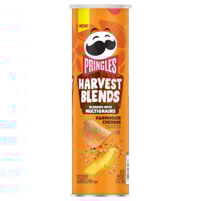 Pringles Harvest Blends Blended w/ Multigrains Farmhouse Cheddar Flavor (5 oz.)